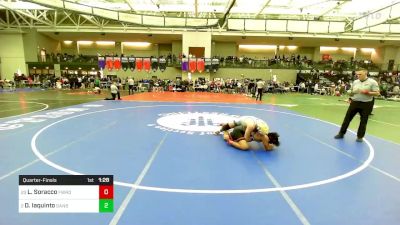 182 lbs Quarterfinal - Louis Soracco, Fairfield Warde vs Dominic Iaquinto, Danbury