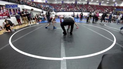 67 lbs Consi Of 8 #2 - Crew Vandersee, Weatherford Youth Wrestling vs Waylon Barnes, Harrah Little League Wrestling