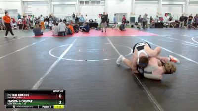 150 lbs Round 9 (10 Team) - Peter Kresss, Machine Shed vs Mason Horwat, Cow Rock WC