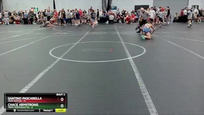 80 lbs Round 1 (4 Team) - Santino Pascarella, Team Gotcha vs Chace Armstrong, Terps Northeast MS