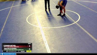 132 lbs Cons. Round 2 - Conner Bethel, Selma High School Wrestling vs Tristen Klemish, Junipero Serra High School Wrestling