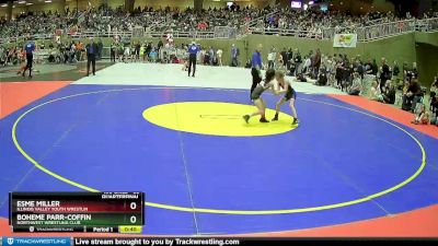 50 lbs Quarterfinal - Esme Miller, Illinois Valley Youth Wrestlin vs Boheme Parr-Coffin, Northwest Wrestling Club