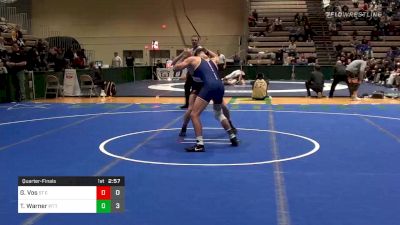 Quarterfinal - Garrett Vos, St Cloud State vs Tyler Warner, Pitt Johnstown