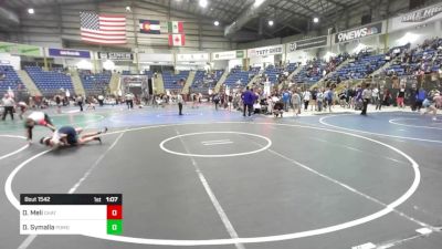 137 lbs Semifinal - Dominic Meli, Chatfield WC vs Donovan Symalla, Pomona Elite