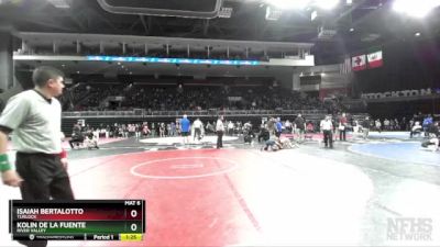 144 lbs Semifinal - Kolin De La Fuente, River Valley vs Isaiah Bertalotto, Turlock