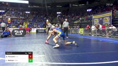 92 lbs Consy 3 - Dominic Picciotti, Altoona vs Landon Walizer, Corry