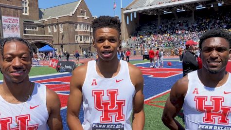 Houston Men Take 4x100m Again