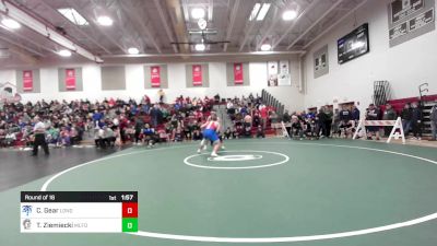 220 lbs Round Of 16 - Christopher Gear, Londonderry vs Tomas Ziemiecki, Milford