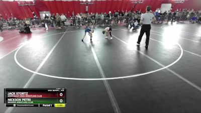 63 lbs Quarterfinal - Nickson Petri, Ringers Wrestling Club vs Jack Stortz, Northeast Iowa Wrestling Club