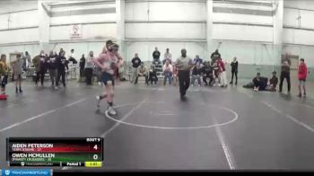 160 lbs Round 3 (8 Team) - Owen McMullen, Dynasty Crusaders vs Aiden Peterson, Terps Xtreme