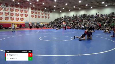 150 lbs Cons. Round 3 - Jason Burt, Olentangy Orange vs Ben Hegler, Brecksville B