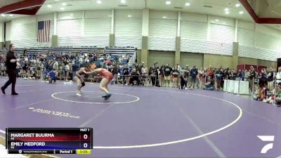 138 lbs Semifinal - Margaret Buurma, MI vs Emily Medford, MI