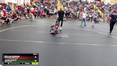 49 lbs Quarterfinal - Kellan Dedmon, Darkhorse Wrestling vs Jacen Bailey, White Knoll