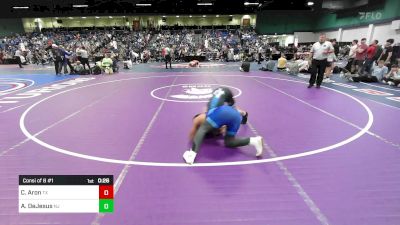 126 lbs Consi Of 8 #1 - Caio Aron, TX vs Adrian DeJesus, NJ