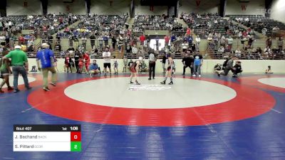 91 lbs Round Of 16 - Jackson Bachand, Backyard Bullies Wrestling Club vs Sawyer Pittard, Georgia