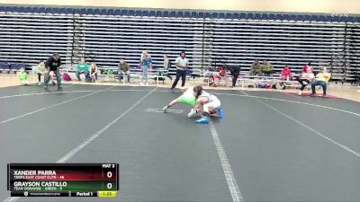 88 lbs Round 2 (6 Team) - Xander Parra, Terps East Coast Elite vs Grayson Castillo, Team Donahoe - Green