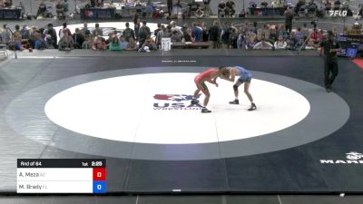 126 lbs Rnd Of 64 - Adrian Meza, Arizona vs Maximus Brady, Florida