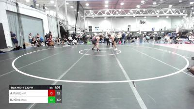 287 lbs Rr Rnd 4 - John Pardo, Kraken vs Brody Kline, Team Nauman Wrestling Club Red