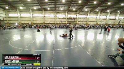 55 lbs Quarterfinal - Tyson Linnell, Stallions Wrestling Club vs Lee Thornton, Wasatch Wrestling Club