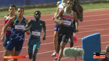 Men's 800m - Close Finish With Four Men In Contention