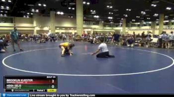 126 lbs Round 7 (10 Team) - Heidi Selis, MXW Purple vs Brooklin Kuester, Nebraska Tsunami