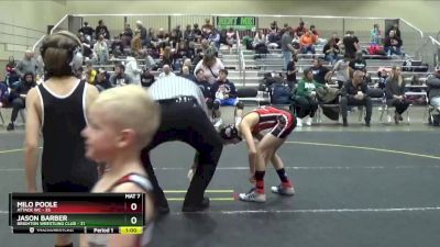75 lbs Quarterfinal - Milo Poole, ATTACK WC vs Jason Barber, Brighton Wrestling Club