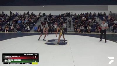 113 lbs Semifinal - Caden Garriott, South Torrance vs Joseph Garcia, Magnolia