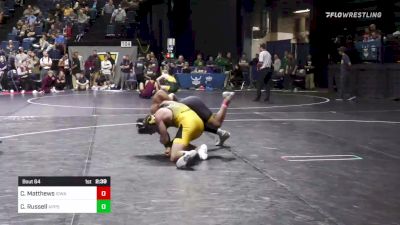 133 lbs Round Of 32 - Charles Matthews, Iowa vs Codi Russell, Appalachian State