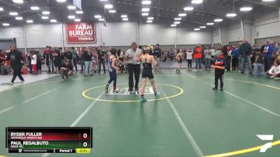 70 lbs Cons. Round 4 - Ryder Fuller, Smithfield Wrestling vs Paul Regalbuto, Nova WC