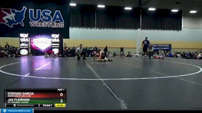 102 lbs 3rd Place Match - Stefano Garcia, Miami Wrestling Club vs Jax Fuhrman, M2 Training Center