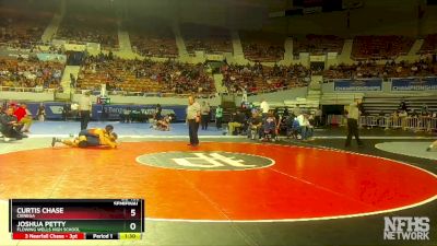 D2-150 lbs Semifinal - Joshua Petty, Flowing Wells High School vs Curtis Chase, Cienega