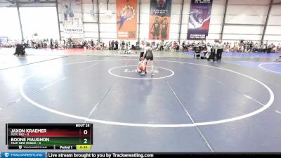 72 lbs Rd# 10- 4:00pm Saturday Final Pool - Boone Maughon, Team New Mexico vs Jaxon Kraemer, M2TC Red