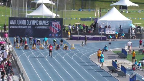 Elementary Men's 100m Aau Junior Olympics, Finals 4 - Age 17-18