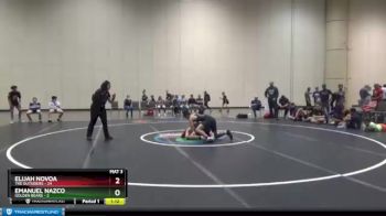 155 lbs Round 3 (6 Team) - Elijah Novoa, The Outsiders vs Emanuel Nazco, Golden Bears