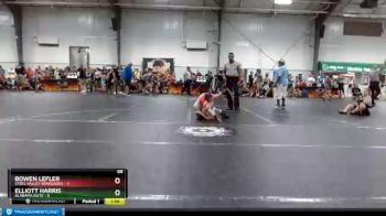 68 lbs Round 1 (8 Team) - Bowen Lefler, Steel Valley Renegades vs Elliott Harris, Alabama Elite