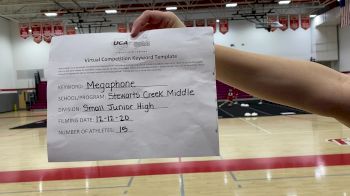 Stewarts Creek Middle School [Small Junior High] 2020 UCA Virtual Regional