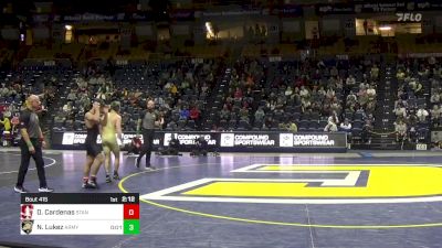 157 lbs Semifinal - Daniel Cardenas, Stanford vs Nate Lukez, Army