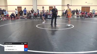 52 kg Cons 32 #2 - Lucas Slaastad, Evanston School Of Wrestling vs Uriah Anderson, Sons Of Atlas Wrestling Club