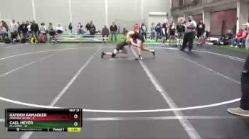 132 lbs Placement Matches (8 Team) - Cael Meyer, All Stars vs Hayden Ramaeker, Montana Silver
