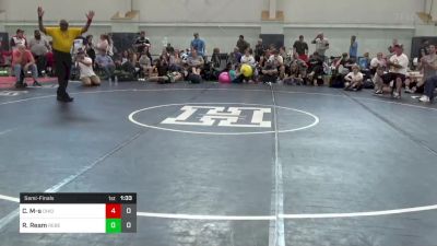 75 lbs Semifinal - Chase M-s, Ohio Gold 14K vs Ryder Ream, Rebellion