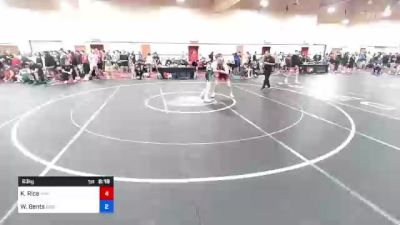 63 kg Cons 8 #1 - Kyle Rice, Viking Wrestling Club (IA) vs Walker Bents, Bison Wrestling Club