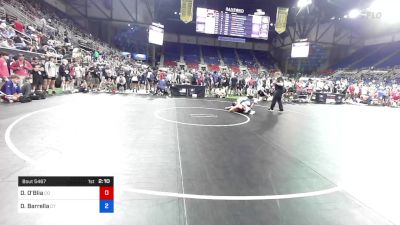 120 lbs Cons 64 #2 - Dale O'Blia, Colorado vs Dominic Barrella, Connecticut