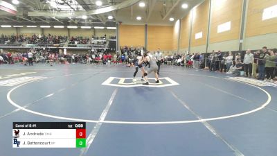 144 lbs Consi Of 8 #1 - Jacob Andrade, Timberlane vs Jacob Bettencourt, Bristol-Plymouth