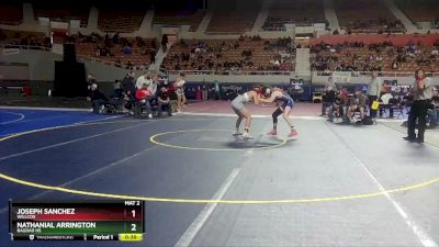 D4-126 lbs Cons. Round 1 - Nathanial Arrington, Bagdad HS vs Joseph Sanchez, Willcox