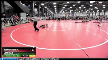 80 lbs Rd# 5- 3:45pm Friday Final Pool - Wyatt Carnrite, Agression Legionaries vs Jett Kline, Oklahoma Outlaws Red