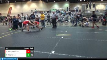 101 lbs Round 5 (6 Team) - Forrest Stachewicz, ARES White vs Talon Weaver, Donahue WA