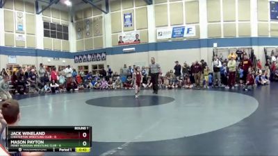 49 lbs Round 1 (3 Team) - Jack Wineland, Chesterton Wrestling Club vs Mason Payton, Perry Meridian Wrestling Club