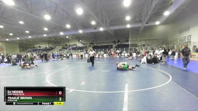 144 lbs 1st Place Match - Dj Neider, East Idaho Elite vs Teague Brown, Syracuse