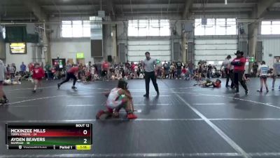 92 lbs Round 4 (6 Team) - Ayden Beavers, Rampage vs McKinzee Mills, Terps Xtreme