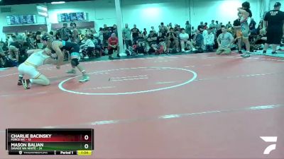 145 lbs Finals (2 Team) - Charlie Bacinsky, Force WC vs Mason Balian, Savage WA White